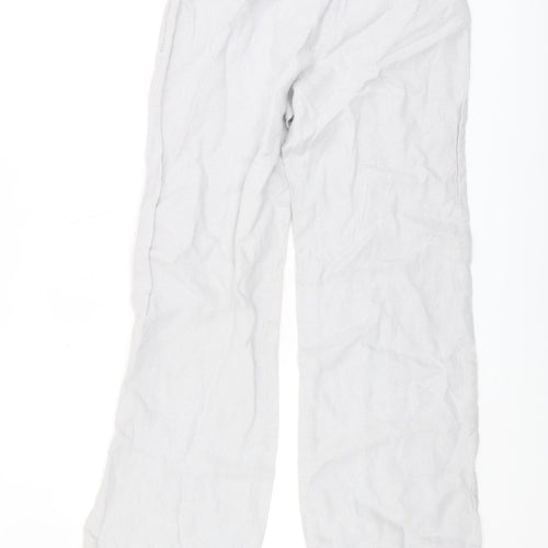 Marks and Spencer Women's Grey Wide-Leg Trousers