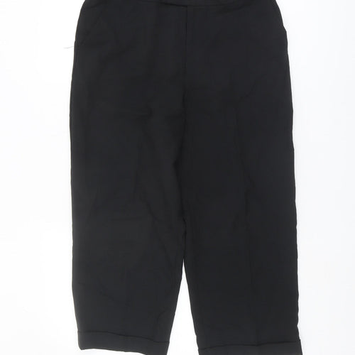 Gap Women's Black Cropped Trousers Size 10