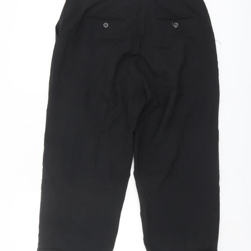 Gap Women's Black Cropped Trousers Size 10