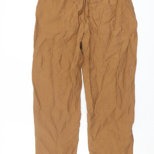 Marks and Spencer Women's Brown Jogger Trousers Size 10