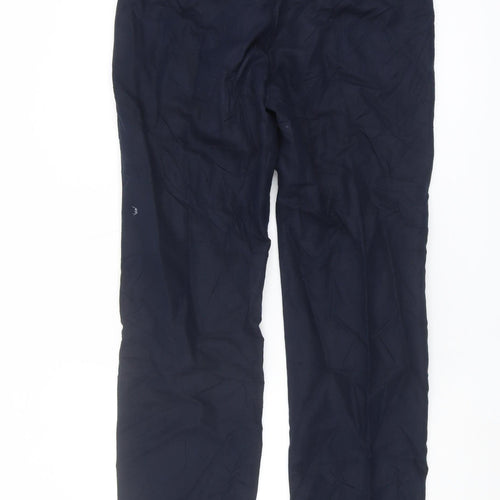 Marks and Spencer Men's Blue Regular Fit Trousers 34/33