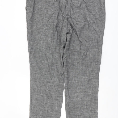 Marks and Spencer Men's Grey Slim Trousers, Size 40
