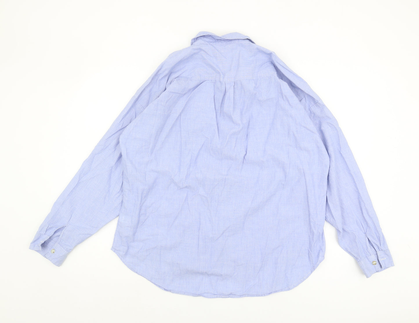 Next Women's Blue Button-Up Shirt Size 18