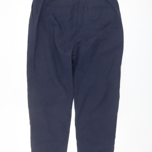 Marks and Spencer Women's Blue Chino Trousers Size 16