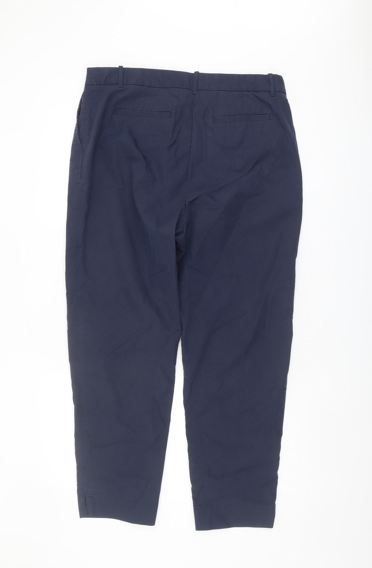 Marks and Spencer Women's Blue Chino Trousers Size 16