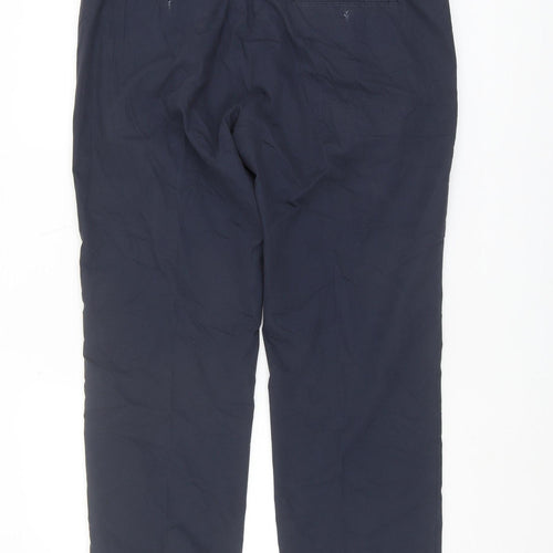 Marks and Spencer Men's Blue Chino Trousers 36 Regular