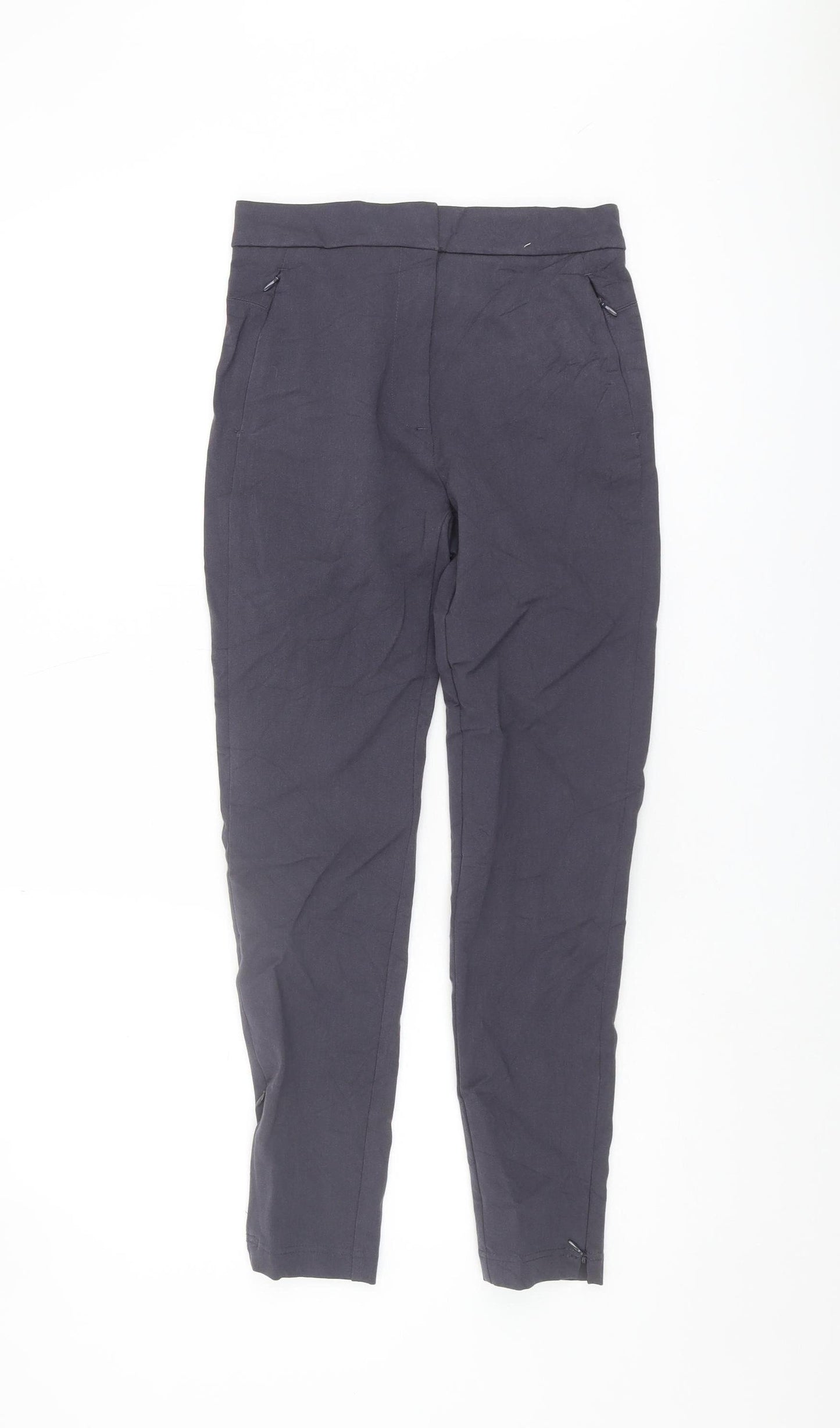 Marks and Spencer Women's Blue Ankle Trousers Size 8
