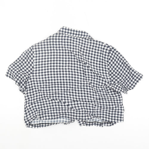 Topshop Petite Women's Multicoloured Check Shirt UK 10
