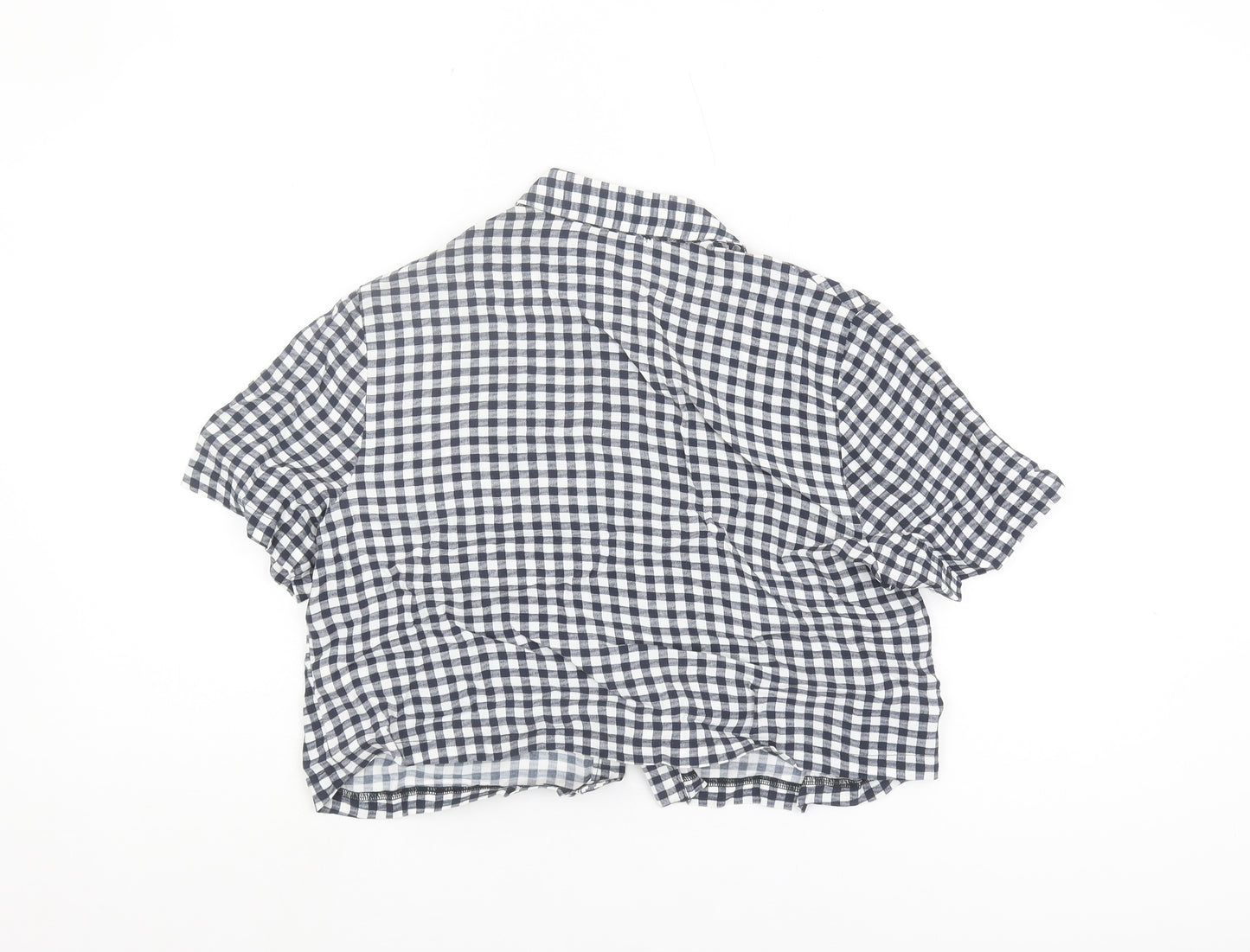 Topshop Petite Women's Multicoloured Check Shirt UK 10