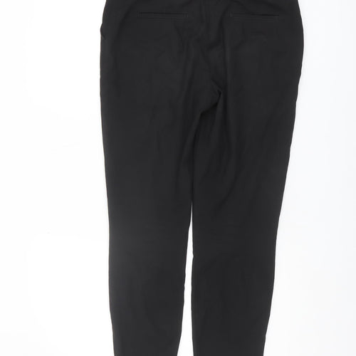 Next Women's Black Straight-Leg Trousers Size 8