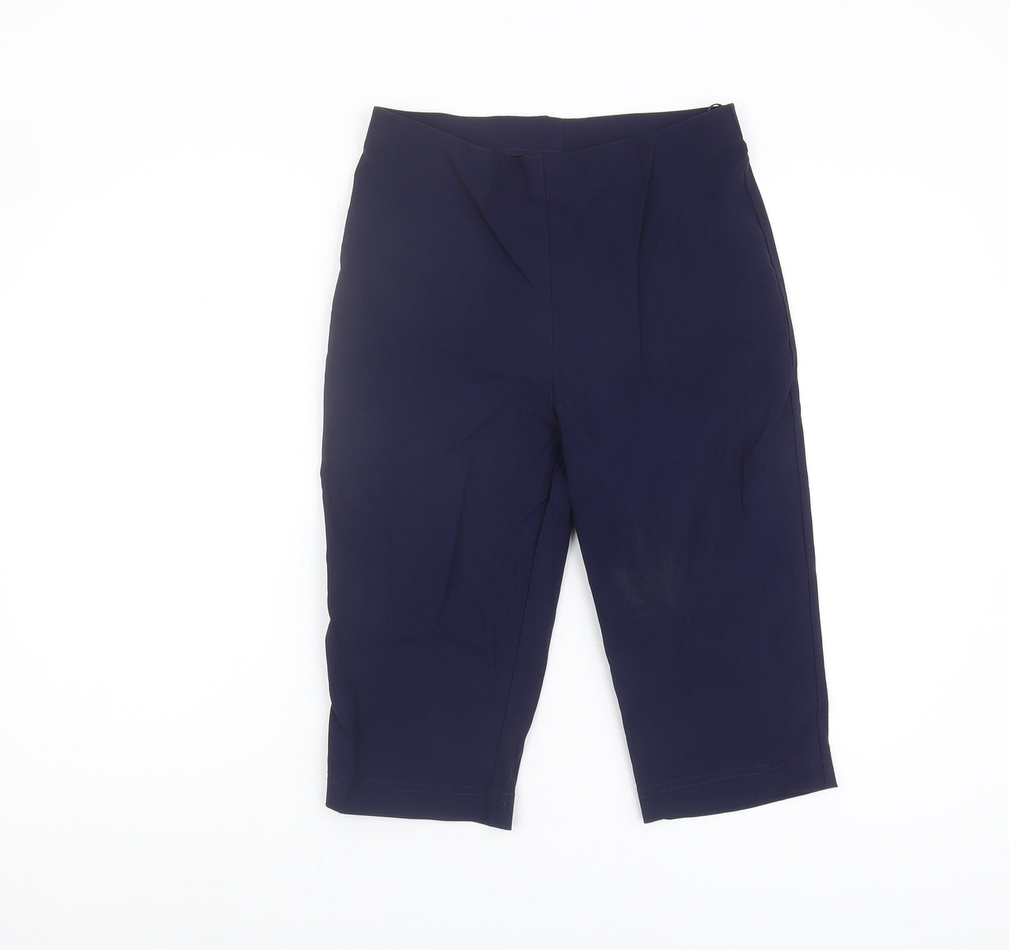 Roman Originals Women's Blue Cropped Trousers - Size 12