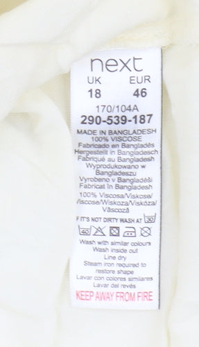 Next Women's Ivory Blouse Size 18