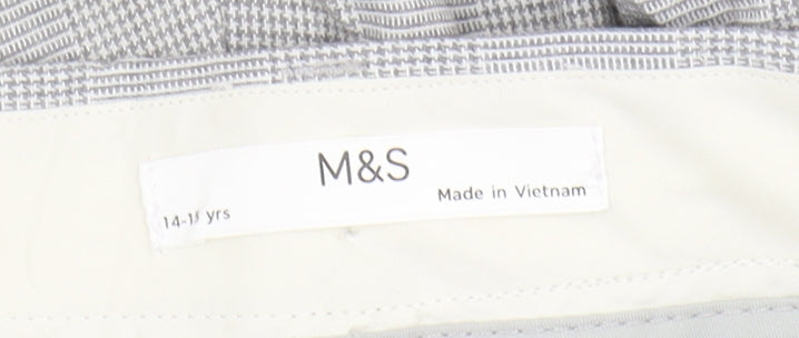 Marks and Spencer Boys Grey Trousers 14-15 Years