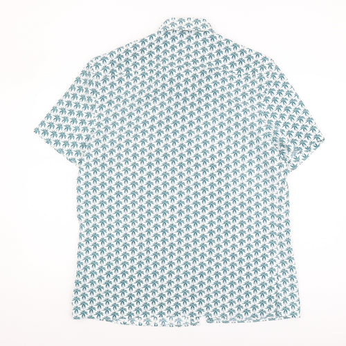 Marks and Spencer Men's Multicoloured Short Sleeve Shirt