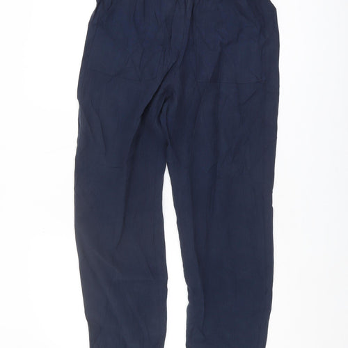 Marks and Spencer Women's Navy Trousers, Size 12, Casual Comfort