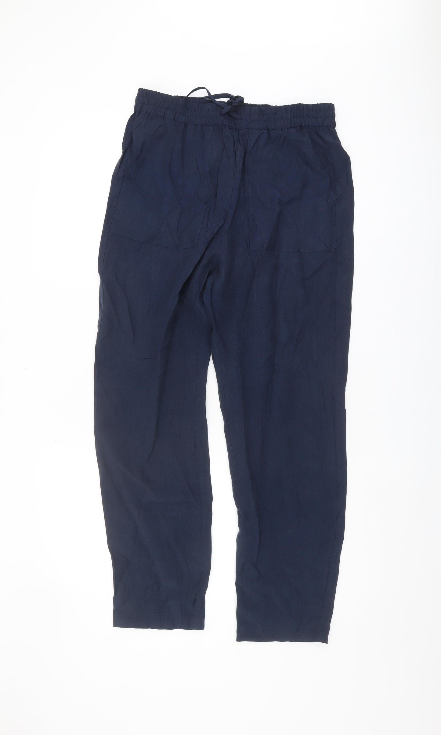 Marks and Spencer Women's Navy Trousers, Size 12, Casual Comfort