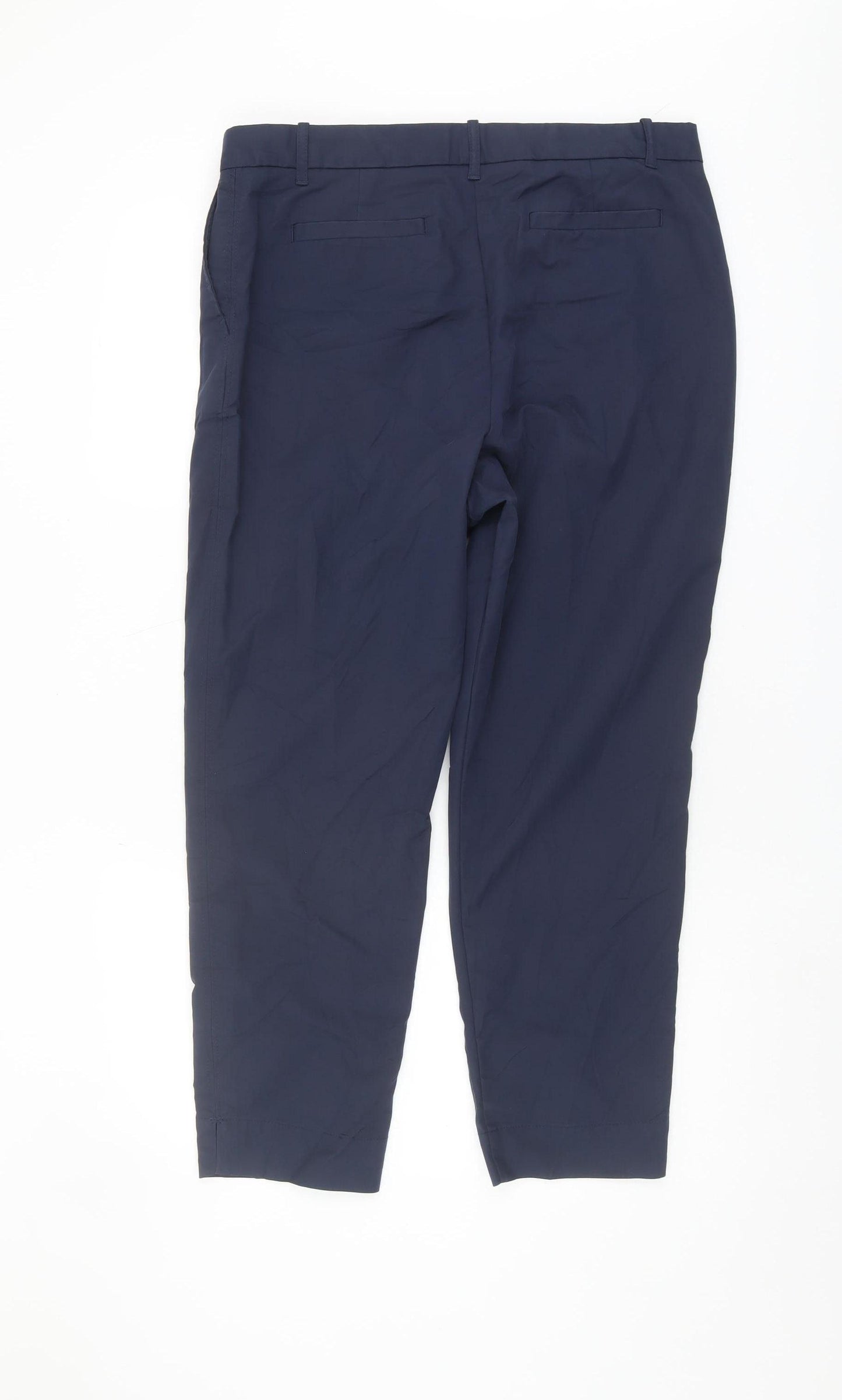 Marks and Spencer Women's Navy Chino Trousers 14