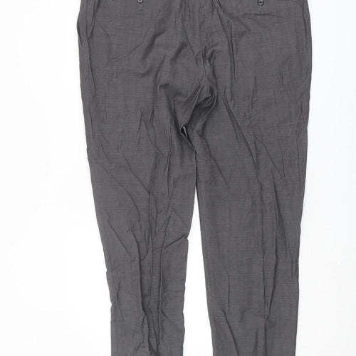 Marks and Spencer Men's Grey Wool Dress Pants 42R