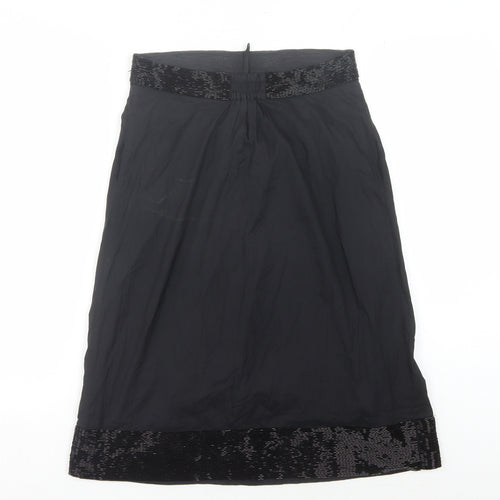 French Connection Women's Black Beaded Skirt Size 6