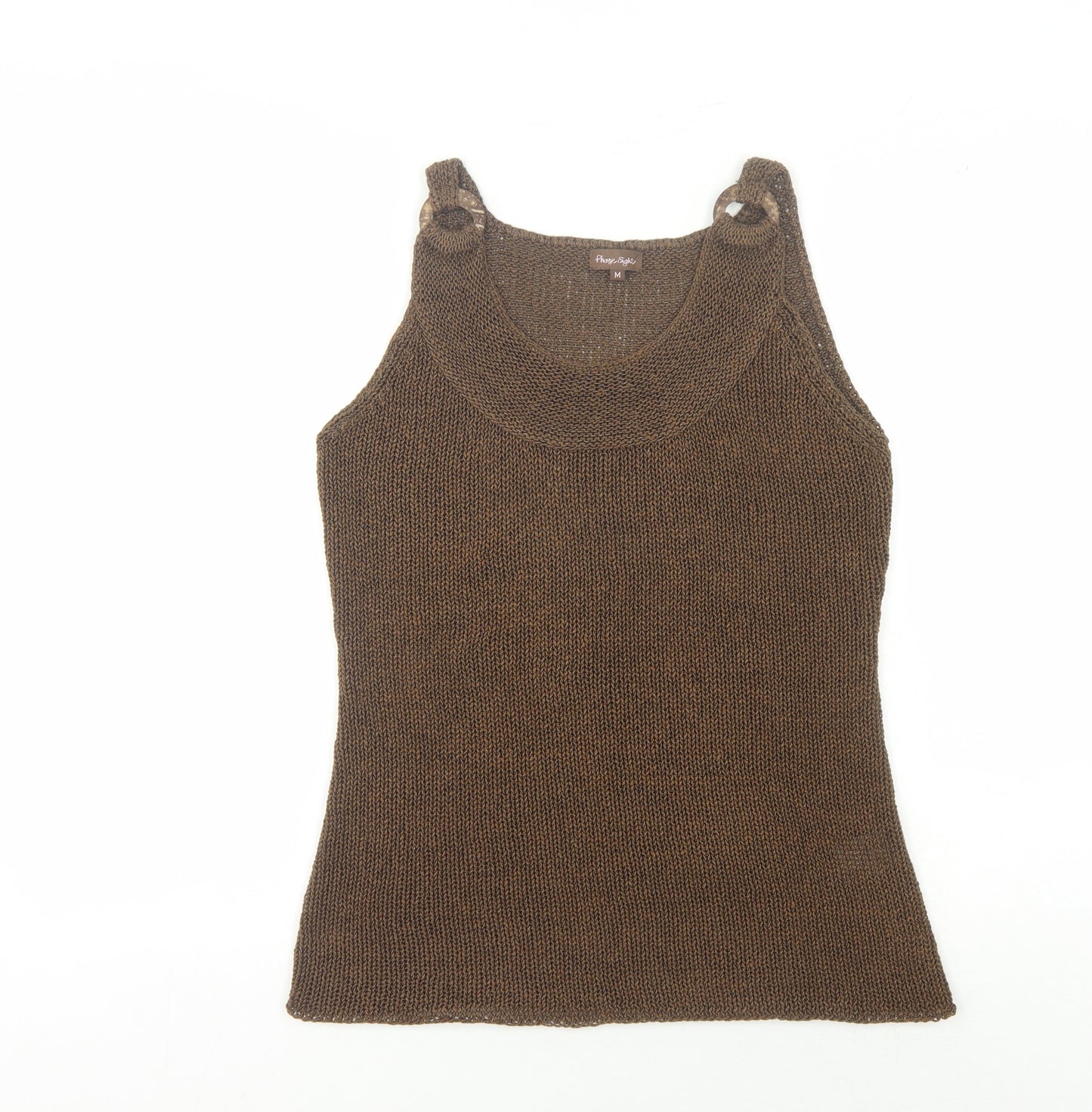 Phase Eight Women's Brown Knit Tank Size M Casual