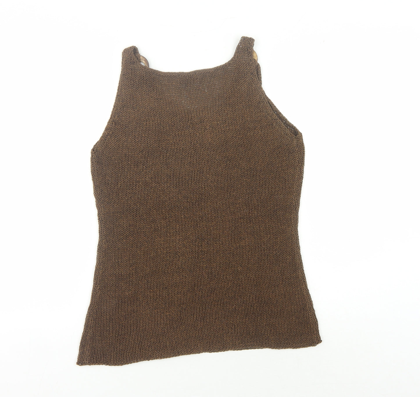Phase Eight Women's Brown Knit Tank Size M Casual