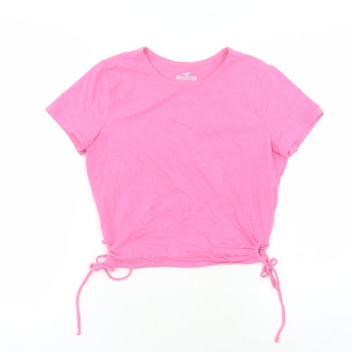 Hollister Women’s Pink M Basic T-Shirt