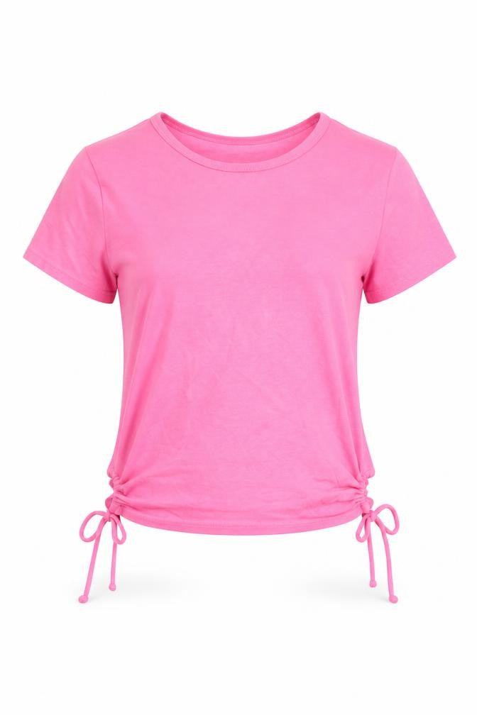 Front view of Hollister Women’s Pink M Basic T-Shirt
