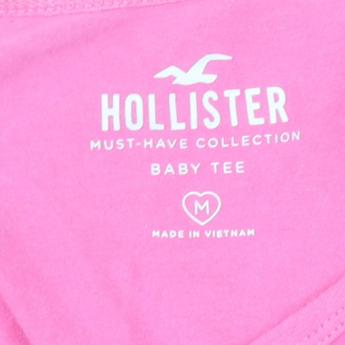 Hollister Women’s Pink M Basic T-Shirt