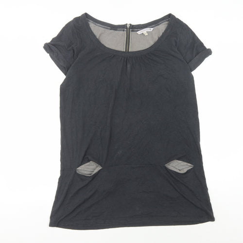 Fat Face Women's Black T-Shirt Dress Size 14