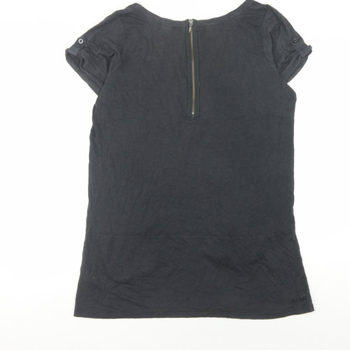 Fat Face Women's Black T-Shirt Dress Size 14