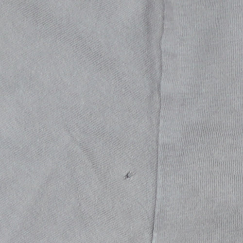 Lilylane Women's Grey Cotton Crew Neck T-Shirt M