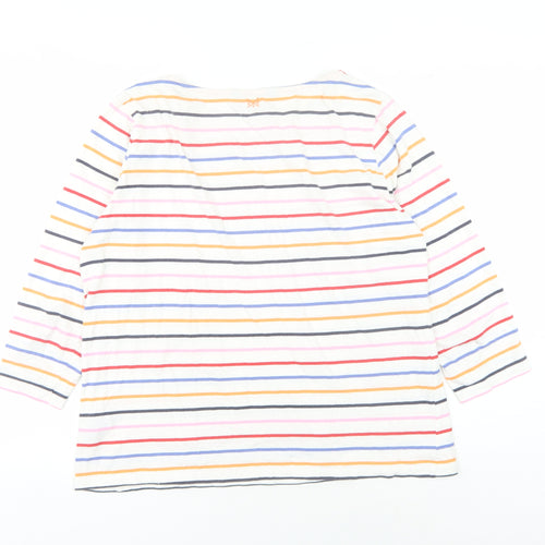 Crew Clothing Company Women's Multicoloured Striped Top
