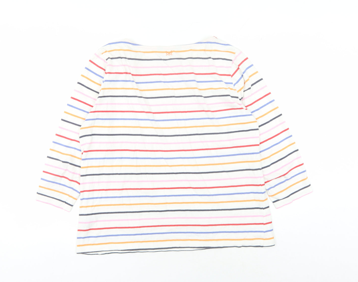 Crew Clothing Company Women's Multicoloured Striped Top