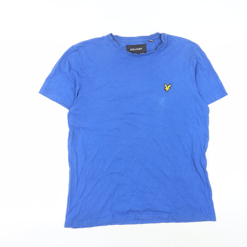 Lyle & Scott Men's Blue Medium Crew Neck T-Shirt