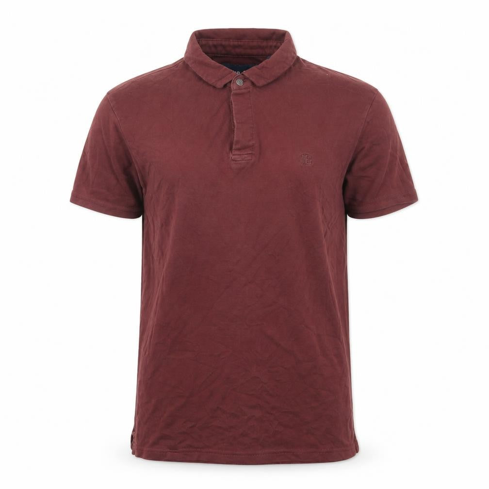 Superdry Men’s Red Polo Shirt, Size S, Solid Pattern