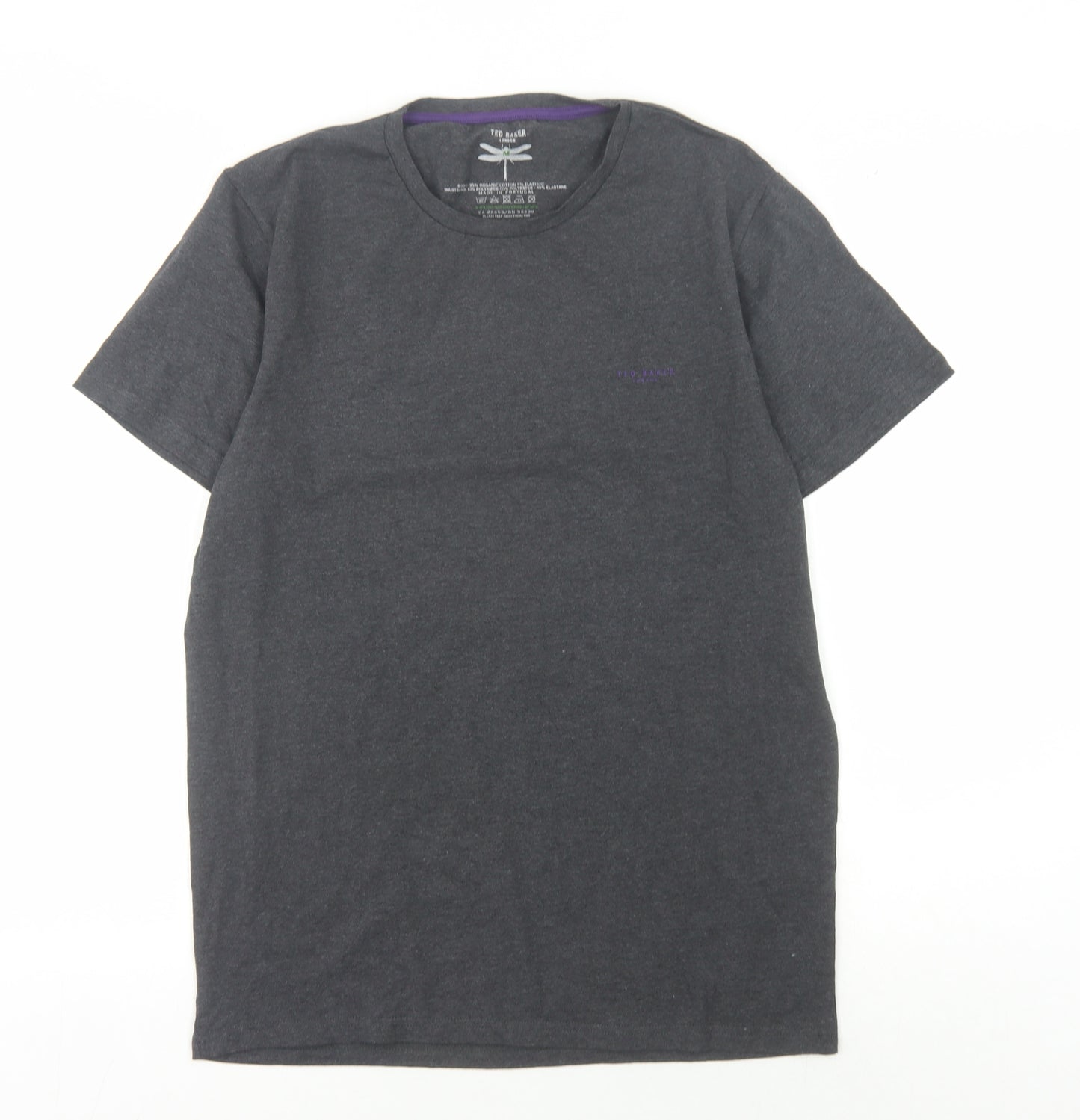 Ted Baker Men's Grey M Cotton Short Sleeve T-Shirt