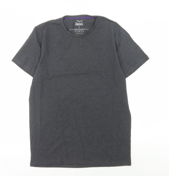 Ted Baker Men's Grey M Cotton Short Sleeve T-Shirt