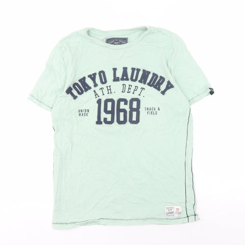 Tokyo Laundry Men's Green S Graphic T-Shirt
