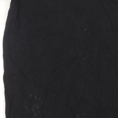 Luke Men's Black XL Cotton T-Shirt, Logo Accent