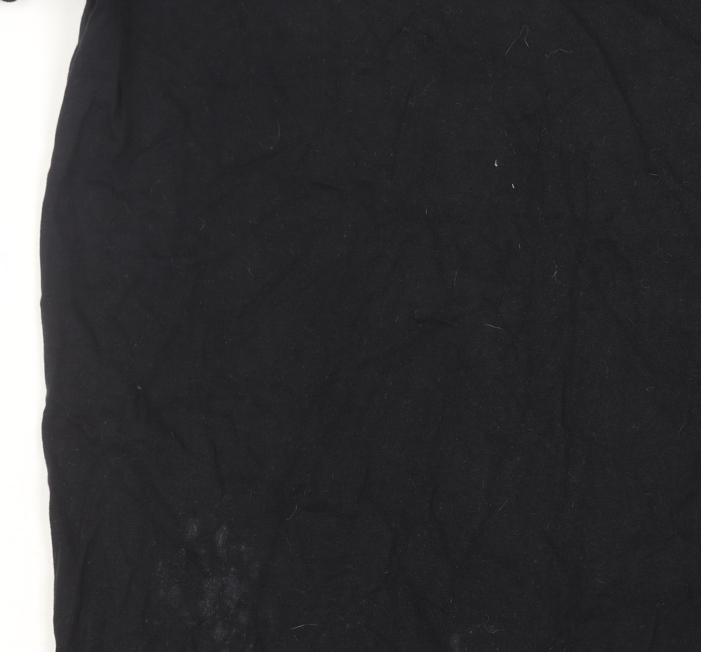 Luke Men's Black XL Cotton T-Shirt, Logo Accent
