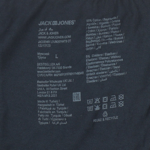 Jack & Jones Men's Blue Lounge Pants L