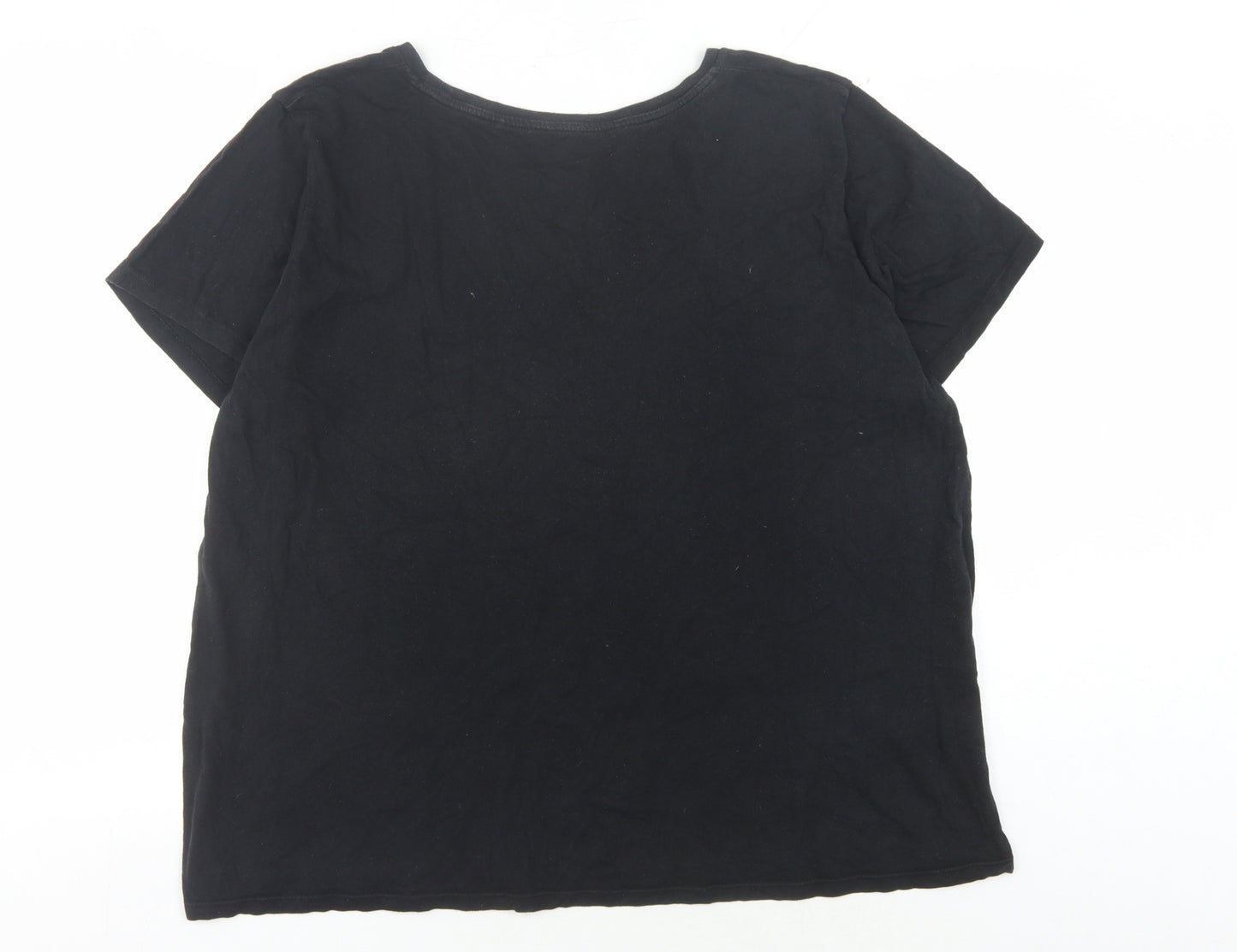 Levi's Men's Black Logo T-Shirt 2XL Crew Neck