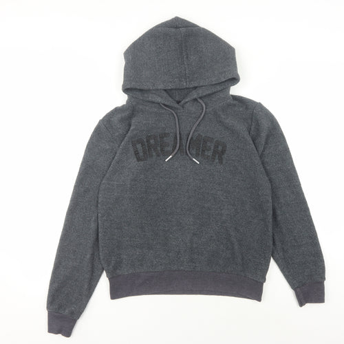 Golddigga Women's Grey Pullover Hoodie Size 10