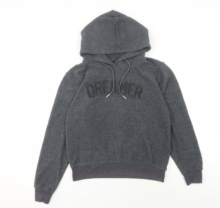 Golddigga Women's Grey Pullover Hoodie Size 10