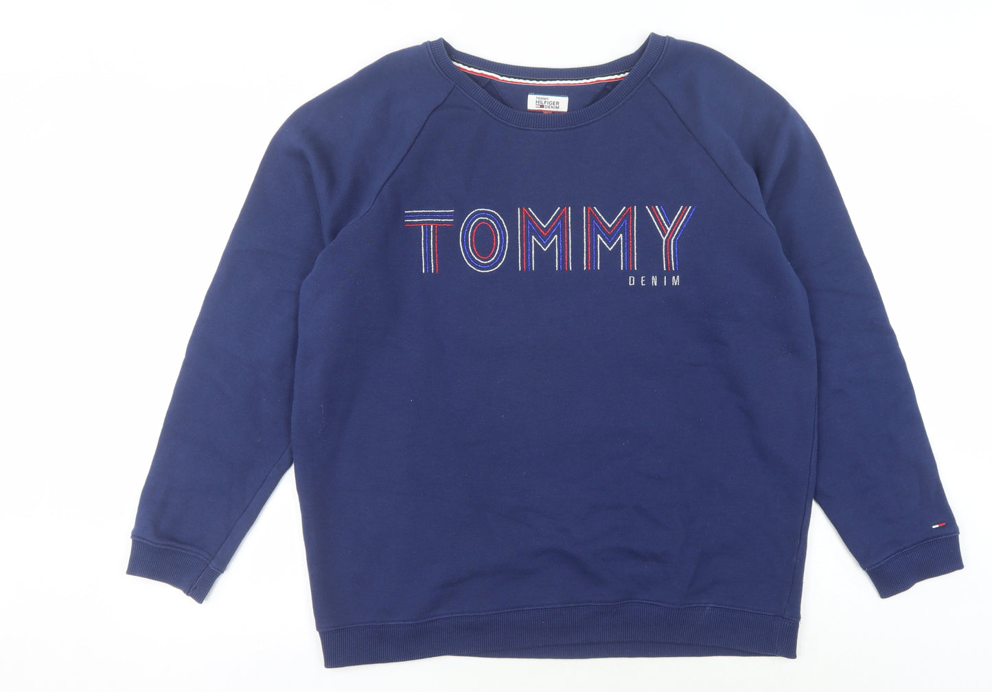 Tommy Hilfiger Blue Pullover Logo Sweatshirt XL