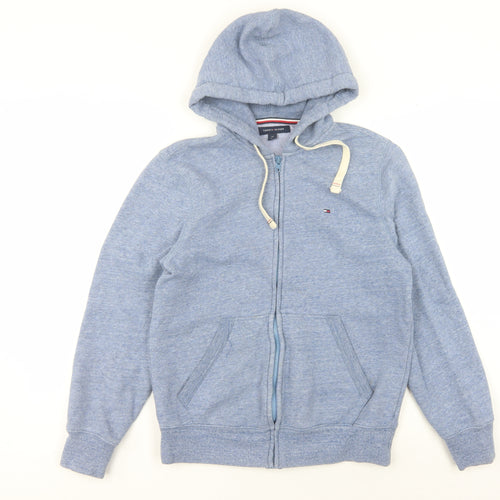 Tommy Hilfiger Unisex Blue Full Zip Hoodie, Size S