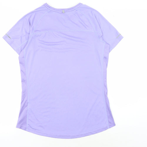 Nike Women's Purple Dri-Fit T-Shirt L