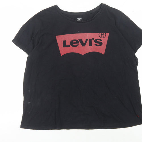Levi's Men's Black 2XL Graphic Print T-Shirt