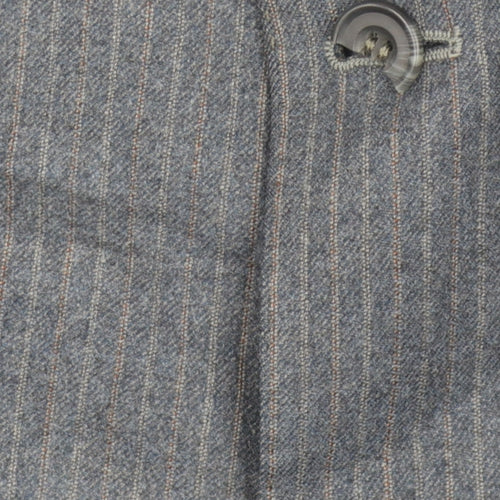 Magee Men's Grey Striped Wool Blazer Jacket 44R