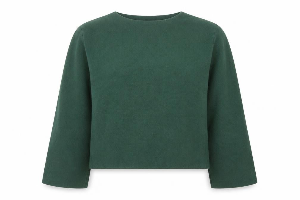 Front view of Oasis Women's Green XL jumper